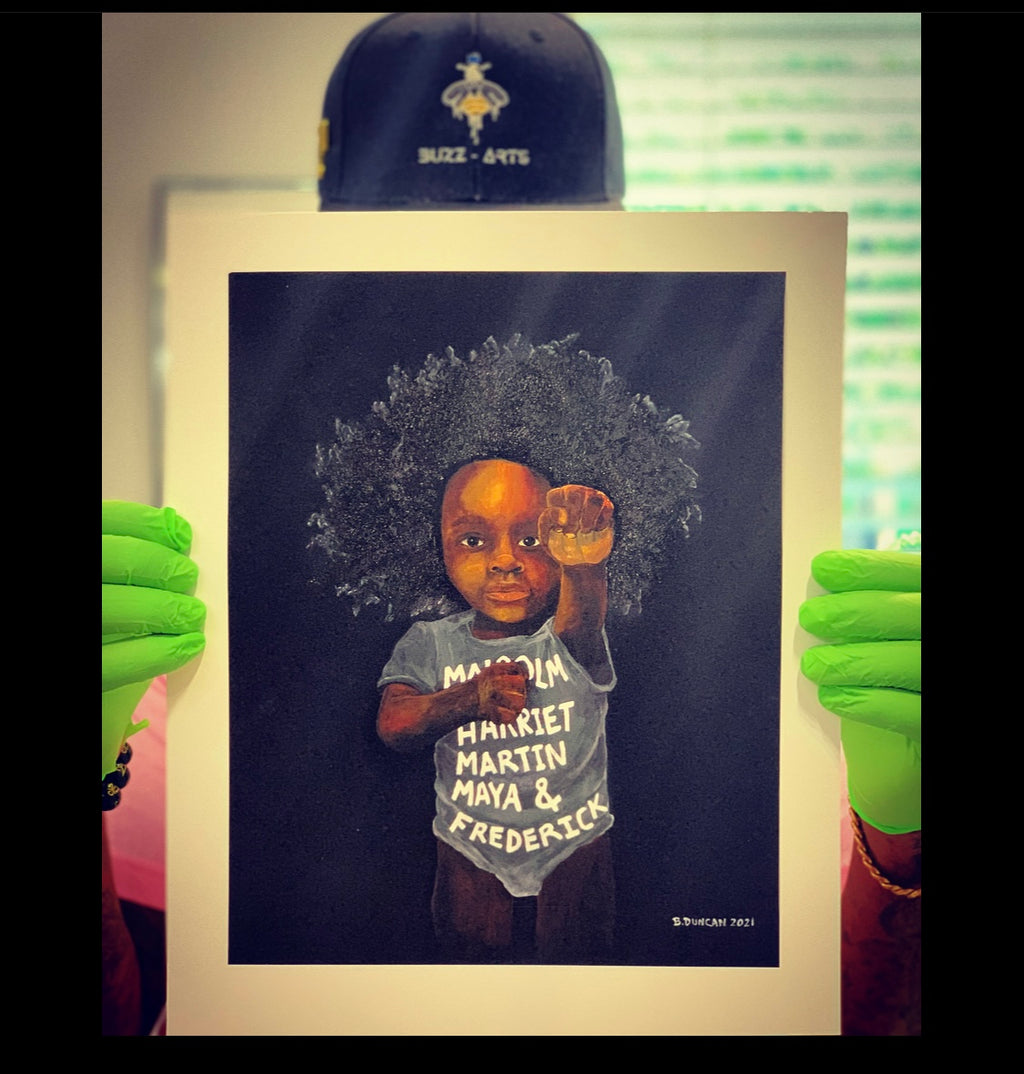 Afro Baby 19x24" Print Hahnemuhle 350 gsm Paper (Standard)
