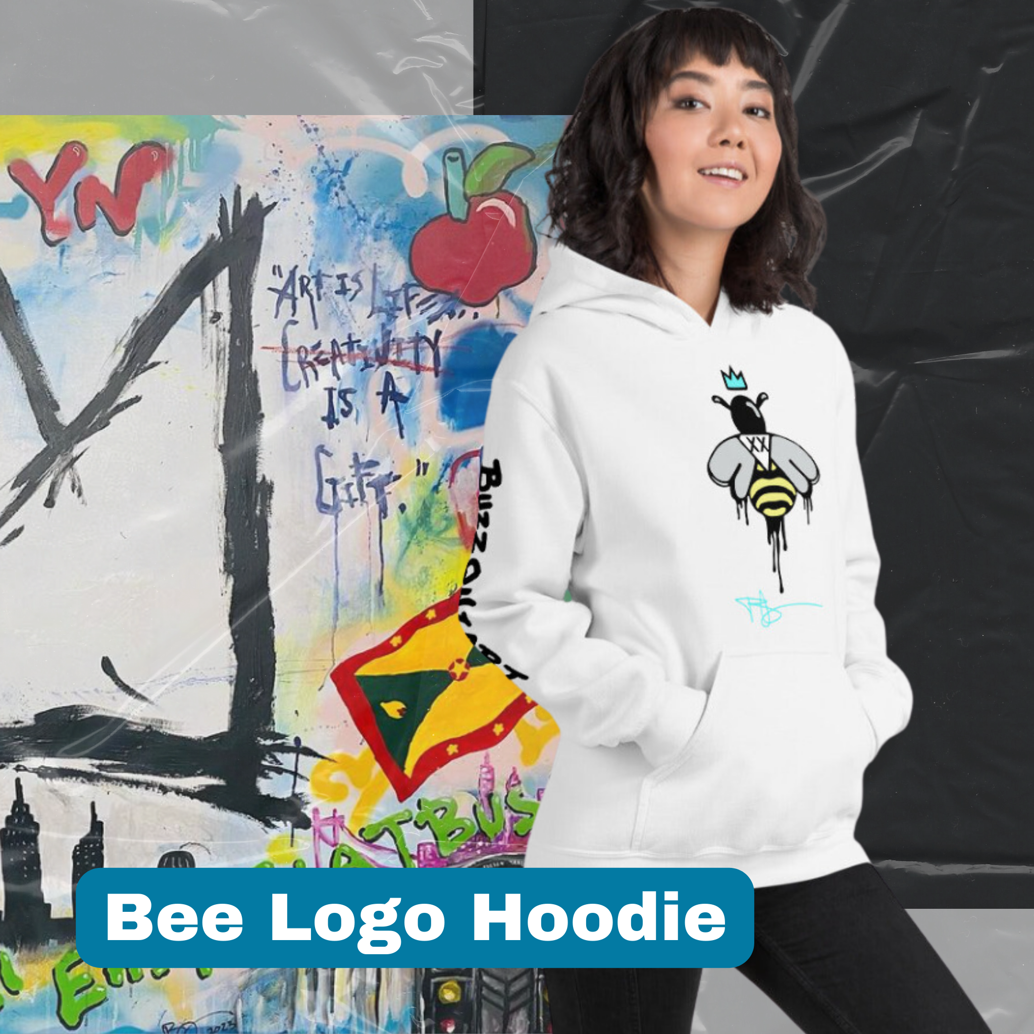 "New" Ladies Buzzquiart Hoodie