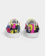 Exclusive Ladies  POP ART STyle shoe. Women's Faux-Leather Sneaker