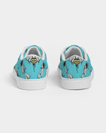 New Wave Bee design Women's Faux-Leather low top Sneaker