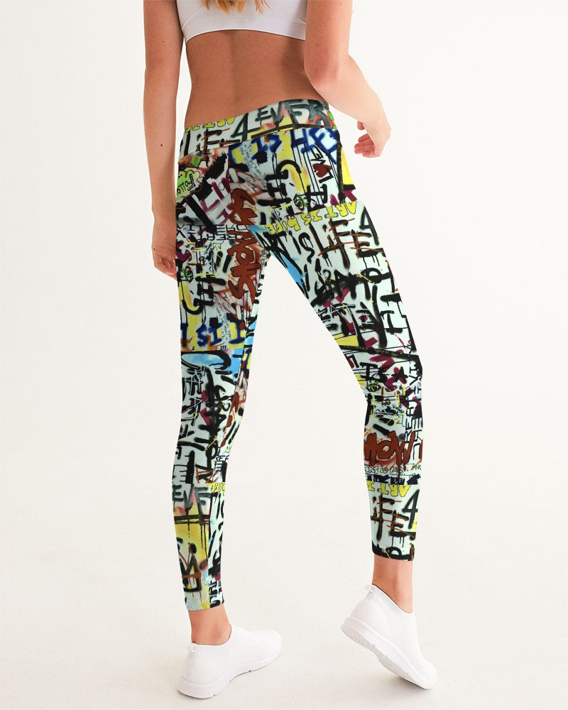 Graffiti Buzz 1 Women's Yoga Pants