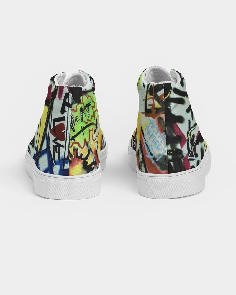 BuzzArts  graffiti 2 Men's Hightop Canvas Shoe