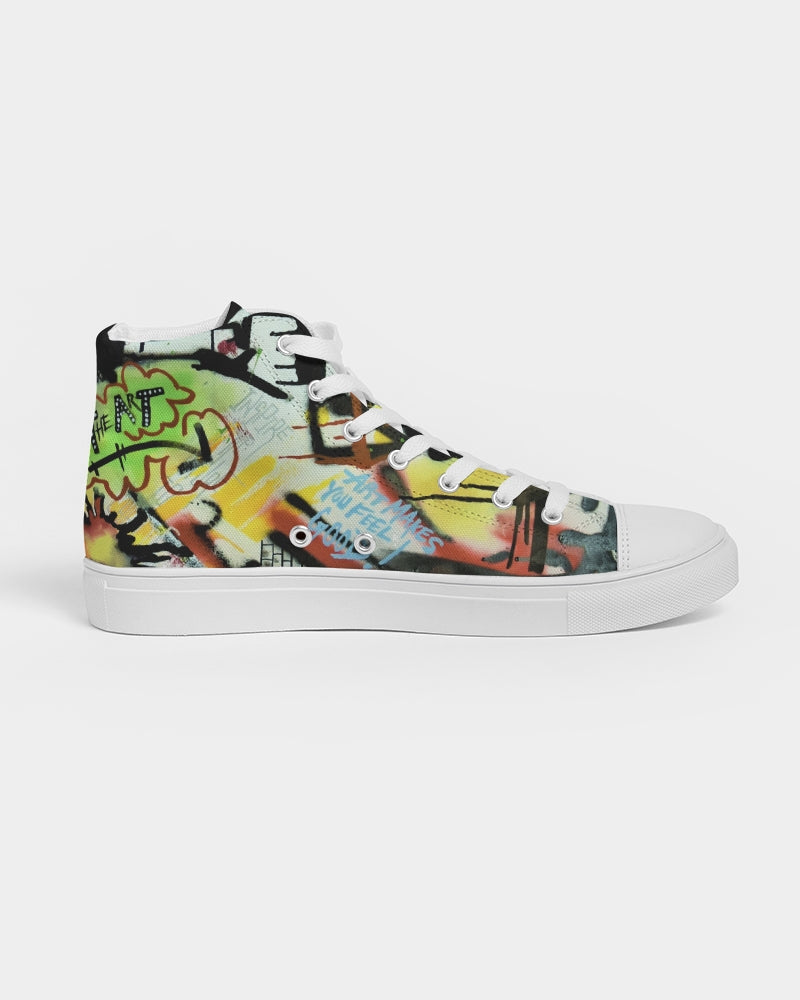 BuzzArts  graffiti 2 Men's Hightop Canvas Shoe