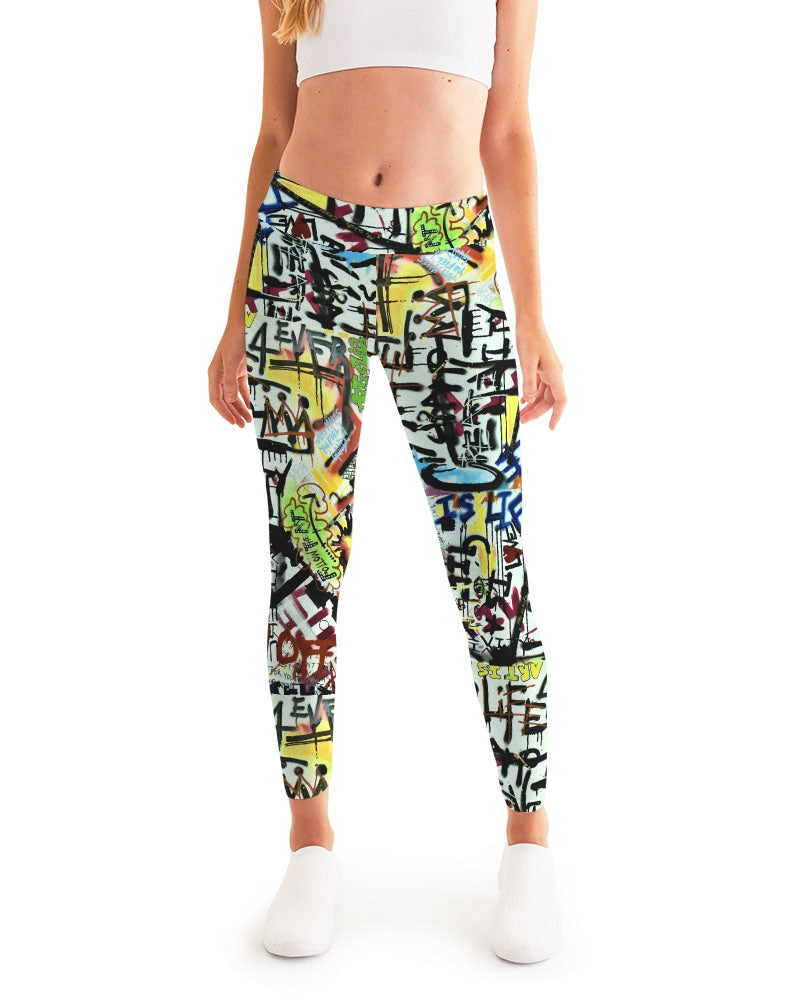 Graffiti Buzz 1 Women's Yoga Pants
